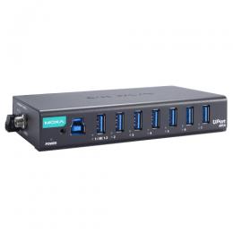 MOXA UPort 407A-T 7ポート産業グレードUSB 3.2ハブ ワイド温度モデル