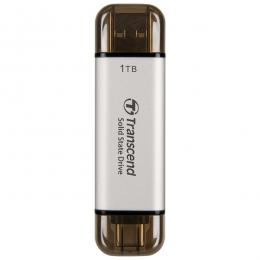 Transcend TS1TESD310S スティック型SSD USB 10Gbps 1TB シルバー