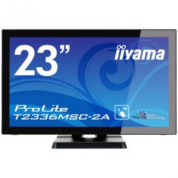 iiyama T2336MSC-B2A 23型マルチタッチパネル液晶ディスプレイ ProLite T2336MSC-2A (IPS方式パネル/フルHD/D-Sub/HDMI/DVI-D/10点マルチタッチパネル） マーベルブラック