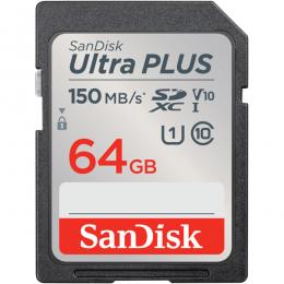 SanDisk SDSDUWC-064G-JN3IN SanDisk Ultra PLUS SDXC UHS-Iカード 64GB