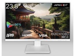 【法人様宛限定】JAPANNEXT JN-238i75F-W 液晶ディスプレイ/23.8型/1920×1080/HDMI×1、VGA×1/ホワイト/スピーカー：無/2年保証