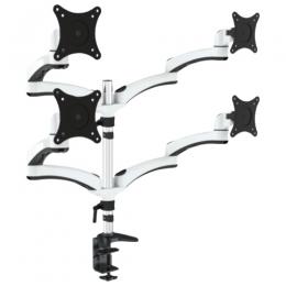 【法人様宛限定】JAPANNEXT JN-ARM-FE148DV 液晶ディスプレイアーム クランプ対応 15-34インチ対応 耐荷重8kg 4画面5軸/2年保証