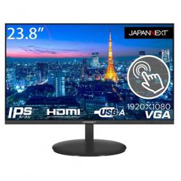 【法人様宛限定】JAPANNEXT JN-IPS238FHD-T タッチパネル液晶ディスプレイ 23.8型/1920×1080/HDMI×1、VGA×1/ブラック/スピーカー/2年保証