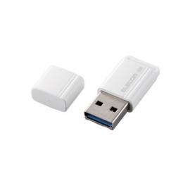 ELECOM ESD-EXS0500GWH 外付けSSD/ポータブル/USB3.2(Gen2)/小型USBメモリ型/500GB/ホワイト