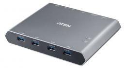 ATEN US3311 4K対応 2ポート USB-C KVMスイッチ（DisplayPort/USB-C/USB3.2 ドッキングステーション付き）