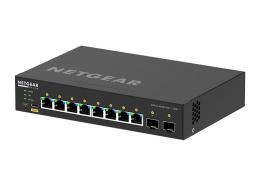 NETGEAR GSM4210PX-100JPS ProAV向けPoE+対応(220W) 1Gポート×8 SFP+スロット×2 フルマネージスイッチ