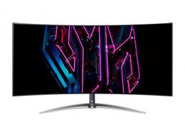 Acer(エイサー) X45bmiiphuzx Predator 有機ELディスプレイ(44.5型/3440×1440、UWQHD/HDMI、DisplayPort、USB3.2 Type-C/ブラック/スピーカー搭載/OLED/非光沢（湾曲800R）/150cd/0.01)