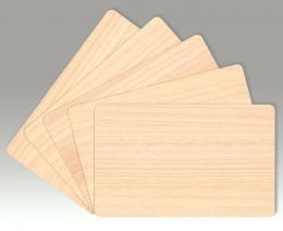 システムギア WoodenCard-100 木のカード：100枚セット