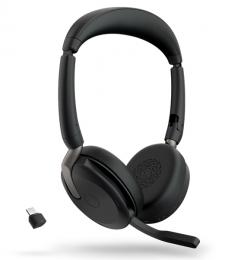Jabra 26699-989-899 Jabra 無線ヘッドセット 折りたたみ式 USB-C 両耳 UC認定「Jabra Evolve2 65 Flex Link380c/390c UC Stereo」