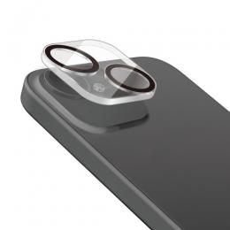 ELECOM PM-A23AFLLP1CR iPhone 15/iPhone 15 Plus用カメラレンズカバー/ガラス/クリア