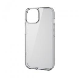 ELECOM PM-A23AHVCG1CR iPhone 15用ハイブリッドケース/ガラス/クリア