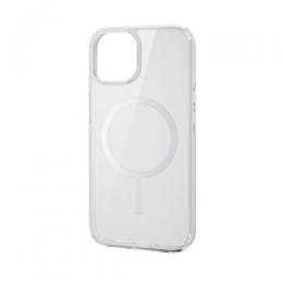 ELECOM PM-A23AMAG02WH iPhone 15用ハイブリッドケース/MAGKEEP/ホワイト