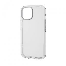 ELECOM PM-A23ATSLUCCR iPhone 15用ソフトケース/TOUGH SLIM LITE/衝撃吸収/ストラップシート付属/クリア