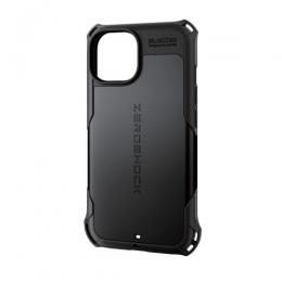 ELECOM PM-A23AZEROBK iPhone 15用ハイブリッドケース/ZEROSHOCK/ブラック