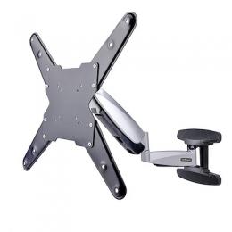 StarTech.com FHA-TV-WALL-MOUNT テレビ壁掛け金具/23-55インチ型/1画面/耐荷重30kg/VESA対応/可動アーム式/チルト・スイベル、高さ調整可能/汎用薄型TVウォールマウント/テレビディスプレイ壁面用金具