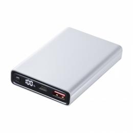 サンワサプライ BTL-RDC27W モバイルバッテリー（10000mAh・PD20W・ホワイト）