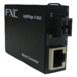 FXC LEX1841-20A-ASB5 10BASE-T/100BASE-TX to FX(1芯SC、SMF20km) メディアコンバータ + 同製品SB5バンドル