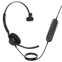 Jabra 4093-413-299 Jabra コンタクトセンター用ヘッドセット USB-C 片耳 MS認定 コントロールユニット付「Jabra Engage 40 - (Inline Link) USB-C MS Mono」