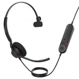 Jabra 4093-419-299 Jabra コンタクトセンター用ヘッドセットUSB-C 片耳 UC認定 コントロールユニット付「Jabra Engage 40 - (Inline Link) USB-C UC Mono」