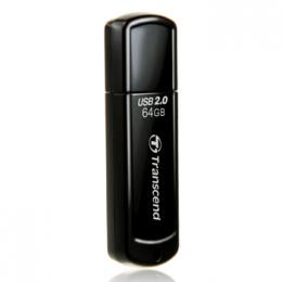 Transcend TS4GJF350 USBメモリー USB2.0 キャップ式 4GB ブラック