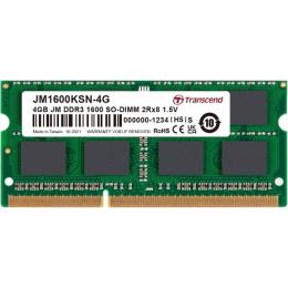 Transcend JM1600KSN-4G PC3-12800 (DDR3-1600) 対応 204 ピン CL11 1.5V DDR3  SO-DIMM 4GB