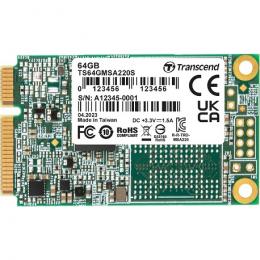 Transcend TS64GMSA220S 内蔵SSD 220S SATA-III 6Gb/s mSATA 64GB