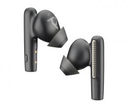 日本HP 7Y8G4AA Poly Voyager Free 60+ UC Carbon Black Earbuds +BT700 USB-C Adapter +Touchscreen Charge Case
