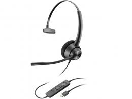 日本HP 760Q8AA Poly EncorePro 310  USB-C 片耳 有線モデル ノイズキャンセリングマイク搭載 TAA(米国政府・軍向け調達基準)認証