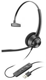 日本HP 767G1AA Poly EncorePro 310  USB-A  片耳 有線モデル ノイズキャンセリングマイク搭載 TAA(米国政府・軍向け調達基準)認証