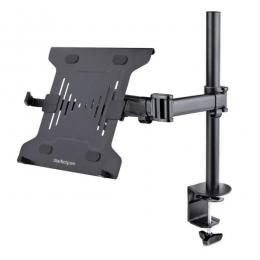 StarTech.com A-LAPTOP-DESK-MOUNT ノートパソコンアーム/モニターアーム両用/1画面/最大34インチディスプレイ/VESA対応/耐荷重：ノートPC 4.5kg、モニター 8kg