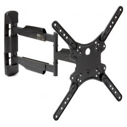 StarTech.com FPWARTB1M 薄型液晶テレビ壁掛けアーム金具 スチール製多関節アーム 32インチから55インチTVに対応 VESAマウント規格サポート