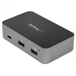 StarTech.com HB31C2A1CGS 3ポートUSBType-Cハブ10Gbps2xUSB-A/1xUSB-C有線LANポート専用ACアダプタ付属