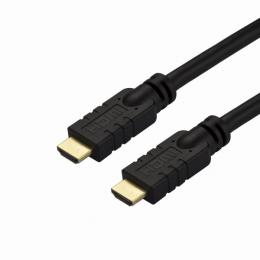 StarTech.com HD2MM15MA ハイスピードHDMIアクティブケーブル 15m 信号増幅回路内蔵 CL2定格 4K/60Hz 4K2K解像度 ブラック