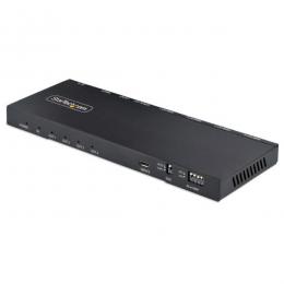 StarTech.com HDMI-SPLITTER-44K60S ビデオスプリッター/4K60Hz HDMI 2.0/1入力4出力/スケーラー内蔵/3.5mm & 光オーディオ/4画面同時出力/マルチディスプレイ対応HDMI分配器/HDMI分岐器