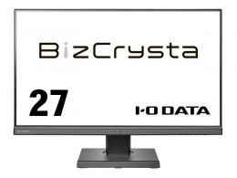 I-O DATA LCD-BCQ271DB-F-AG ワイド液晶ディスプレイ 27型/2560×1440/HDMI、DisplayPort、USB Type-C/ブラック/スピーカー：あり/「5年保証」「無輝点保証」/昇降/回転/抗菌モデル