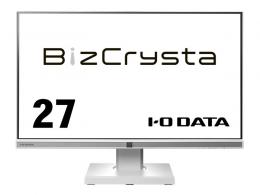 I-O DATA LCD-BCQ271DW-F-AG ワイド液晶ディスプレイ 27型/2560×1440/HDMI、DisplayPort、USB Type-C/ホワイト/スピーカー：あり/「5年保証」「無輝点保証」/昇降/回転/抗菌モデル