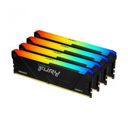 Kingston KF432C16BB2AK4/64 64GB 3200MHz DDR4 CL16 DIMM (Kit of 4) FURY Beast RGB