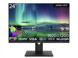 【法人様宛限定】JAPANNEXT JN-IPS24WUXGAR-C 液晶ディスプレイ 24型/1920×1200/USB Type-C×1、HDMI×1、VGA×1/ブラック/スピーカー：有/2年保証