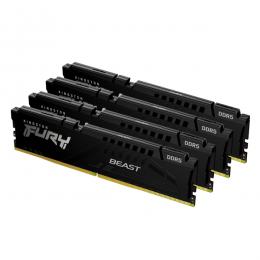 Kingston KF552C40BBK4-128 128GB DDR5 5200MHz CL40 DIMM (Kit of 4) FURY Beast Black XMP