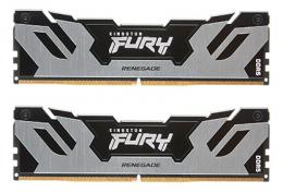Kingston KF560C32RSK2-96 96GB DDR5 6000MT/s CL32 DIMM (Kit of 2) FURY Renegade Silver XMP
