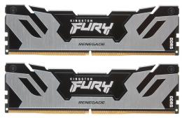 Kingston KF564C32RSK2-96 96GB DDR5 6400MT/s CL32 DIMM (Kit of 2) FURY Renegade Silver XMP