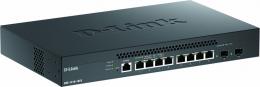 D-Link(ディーリンク) DXS-1210-10TS/B1 DXS-1210-10TS 10ギガ/マルチギガビットL2 スマートマネージドスイッチ、10G/5G/2.5G/1G BASE-Tポート×8、10G SFPスロット×2、リミテッドライフタイム保証対象