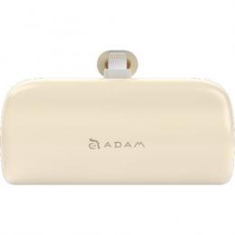 ADAM elements APBADGVP5LMT GRAVITY P5L ポケットサイズ Lightning直接充電 スタンド機能付 PD18W 5000mAh 急速充電 モバイルバッテリー ミルクティー