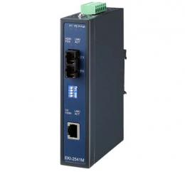 アドバンテック EKI-2541SI-BE 10/100T(X) to シングルモード SCタイプ 光ファイバ 産業用メディアコンバーター