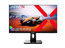 【法人様宛限定】JAPANNEXT JN-27IPS240WQHDR-HSP ゲーミング液晶ディスプレイ 27型/2560×1440/DP×2、HDMI×2/ブラック/スピーカー有/1年保証