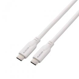 ELECOM MPA-CC1G10WH USB Type-C to USB Type-Cケーブル/USB10Gbps/100W対応/スタンダード/1.0m/ホワイト