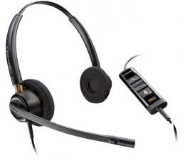 日本HP 783R3AA Poly EncorePro 525 USB-A+ USB-C 変換アダプタ付 両耳 有線モデル ノイズキャンセリングマイク搭載