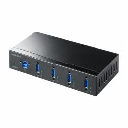 サンワサプライ USB-3HFA04 産業用USB 5Gbpsハブ（4ポート）