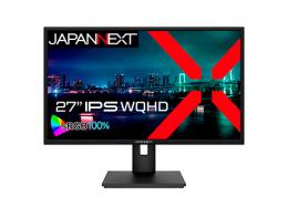 【法人様宛限定】JAPANNEXT JN-IPS271WQHD-HSP 液晶ディスプレイ 27型/2560×1440/DP×1、HDMI×1/ブラック/スピーカー有/1年保証