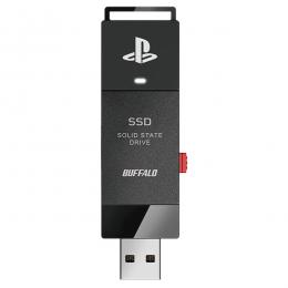 BUFFALO SSD-SAO1.0U3-B PlayStation(R)5 公式ライセンス商品 ポータブルSSD スティック 1.0TB ブラック